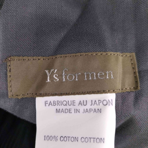 ワイズフォーメン Ys for men イージーテーパードコットンワイドパンツ メンズ ONE SIZE