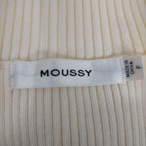 マウジー moussy W ZIP KNIT レディース FREE