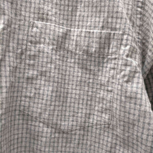 ダナキャランニューヨーク DKNY OLD 香港製 チェック柄 長袖 ボタンダウンシャツ メンズ import:S