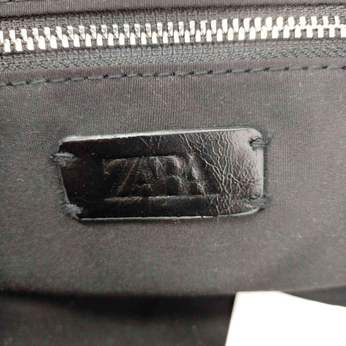 ザラ ZARA BOWLING BAG エナメルミニボストン ハンドバッグ レディース