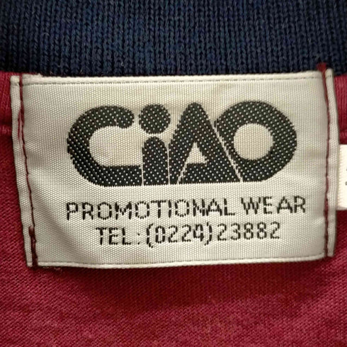 チャオ CIAO PROMOTIONAL WEAR 刺繍ポロシャツ メンズ JPN:M