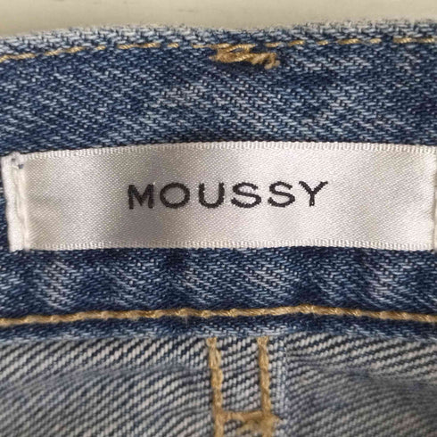 マウジー moussy HW CRASH LOOSE STRAIGHT 2 HW クラッシュ ルーズストレート 2 デニムパンツ レディース 23