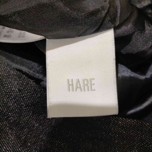 ハレ HARE フロントボタン デニムスカート レディース F
