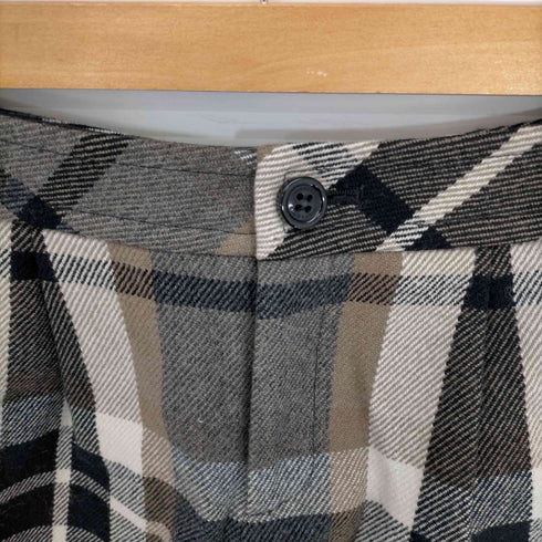 バーバリーブルーレーベル BURBERRY BLUE LABEL ウールチェックショートパンツ レディース 36
