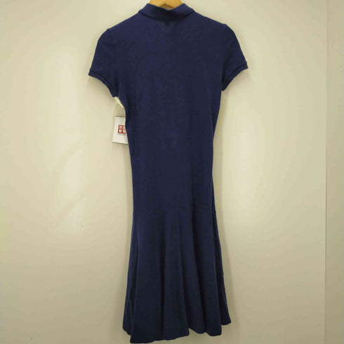 ラルフローレン RALPH LAUREN ポニー刺繍 マーメイドライン ショートスリーブポロワンピース レディース import:S