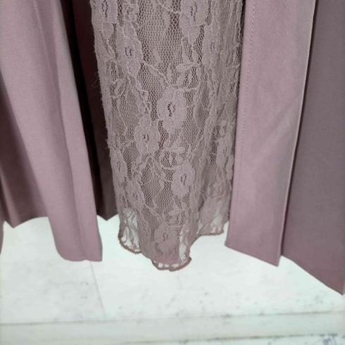 マジェスティックレゴン MAJESTIC LEGON プリーツ×レースキャミワンピ レディース JPN:M