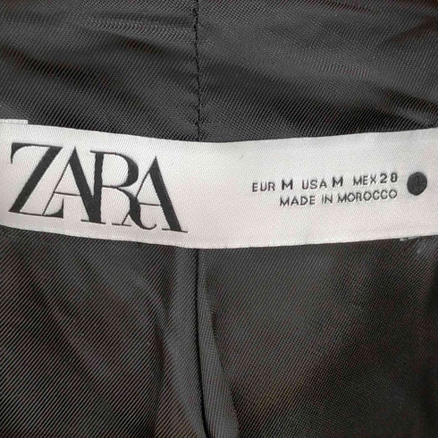 ザラ ZARA 千鳥格子 2Bテーラードジャケット レディース import:M