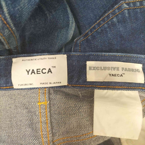 ヤエカ YAECA EXCLUSIVE FABRIC セルビッチ ジップフライ デニム パンツ レディース