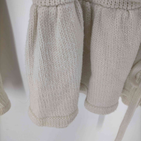 バーバリーブルーレーベル BURBERRY BLUE LABEL ワンポイント刺繍 コットンアクリルカーディガン レディース 38