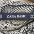 ザラ ZARA スネークプリント切替スカート レディース XS