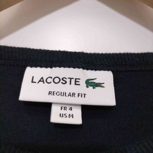 ラコステ LACOSTE ロゴ刺繍 クルーネック ポケットTシャツ ポケT メンズ import:M