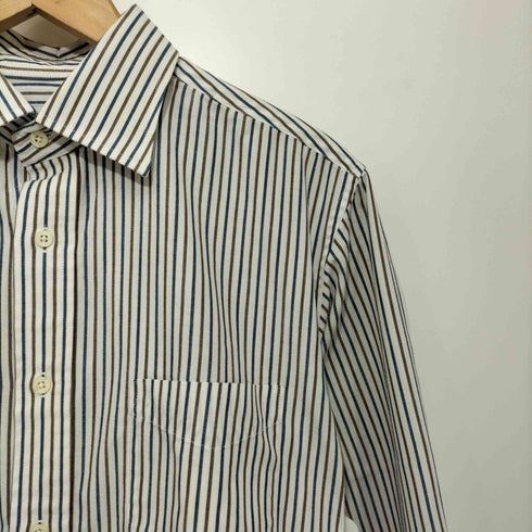 マッキントッシュフィロソフィー MACKINTOSH PHILOSOPHY TROTTER SHIRT ストライプレギュラーカラーシャツ メンズ 38