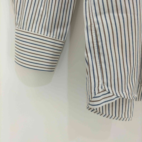 マッキントッシュフィロソフィー MACKINTOSH PHILOSOPHY TROTTER SHIRT ストライプレギュラーカラーシャツ メンズ 38