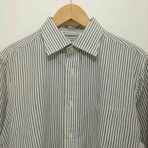 マッキントッシュフィロソフィー MACKINTOSH PHILOSOPHY TROTTER SHIRT ストライプレギュラーカラーシャツ メンズ 38