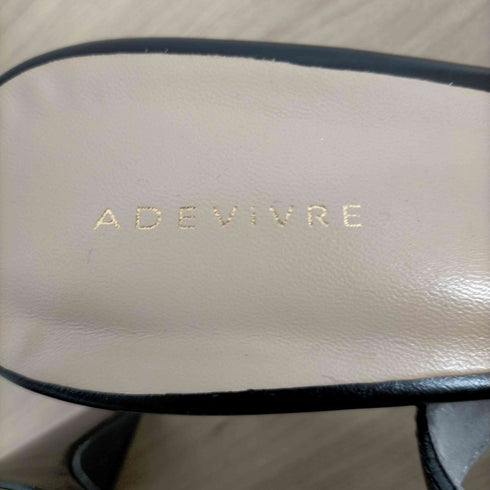 ADEVIVRE フェイクレザーストラップサンダル レディース LL