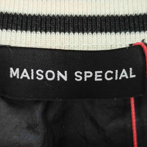メゾンスペシャル MAISON SPECIAL Piping Sideline Tops レディース F