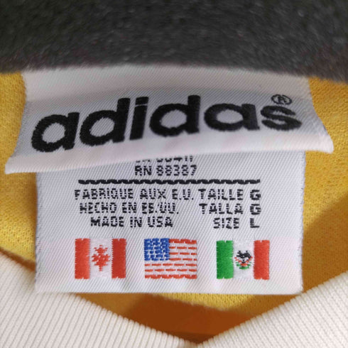 アディダス adidas MADE IN USA フロントロゴ サイドライン ゲームシャツ メンズ import:L