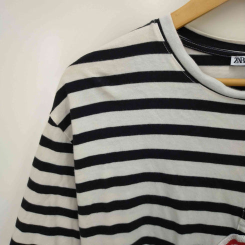 ザラ ZARA デザインポケット半袖カットソー レディース S