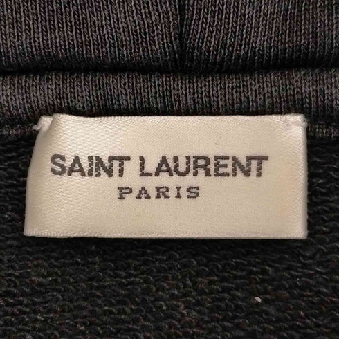 サンローランパリ SAINT LAURENT PARIS 17AW LOGO PRINT PULLOVERPARKA メンズ JPN:M