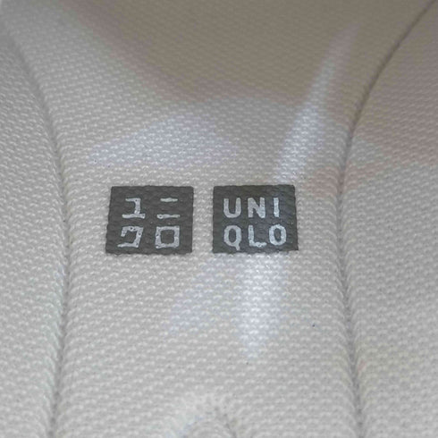 ユニクロ UNIQLO コットンキャンバスレースアップスニーカー メンズ JPN:26