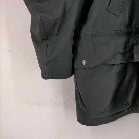 RICHMOND FOREST イングランド製 裏地タータンチェック オイルドジャケット メンズ