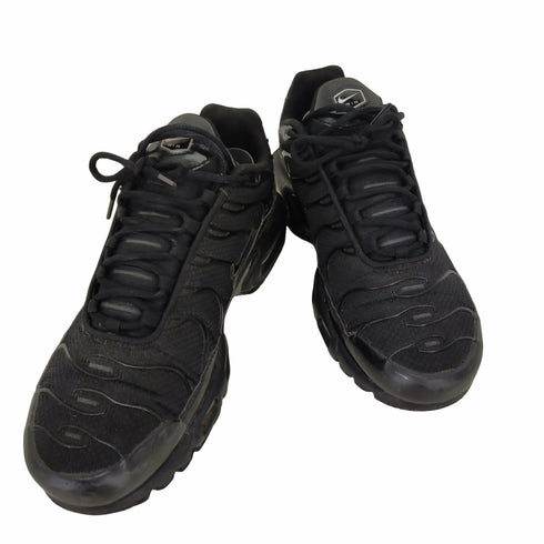 ナイキ NIKE AIR MAX PLUS BLACK/BLACK-BLACK メンズ JPN:28