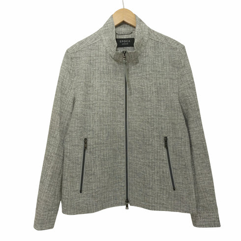 エポカウォモ Epoca uomo ハケメプリントサッカーブルゾン メンズ 46