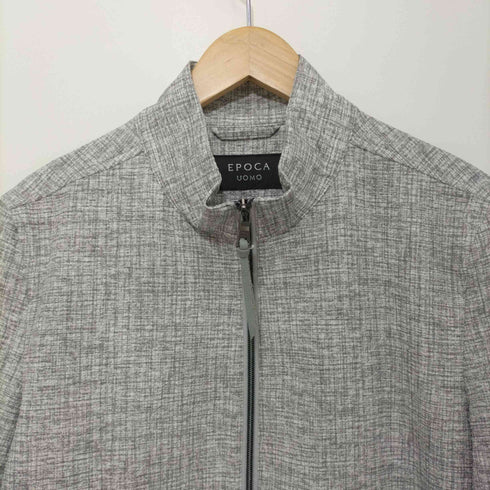 エポカウォモ Epoca uomo ハケメプリントサッカーブルゾン メンズ 46