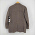 ハリスツイード Harris Tweed USA製 ヘリンボーン ツイード クルミボタン 2Bシングルテーラードジャケット メンズ