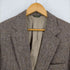 ハリスツイード Harris Tweed USA製 ヘリンボーン ツイード クルミボタン 2Bシングルテーラードジャケット メンズ