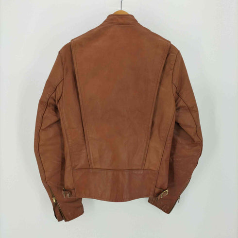 ブルックスレザー スポーツウェア brooks leather sportswear 70S 袖棒TALONジップ シングルライダース レザー ジャケット メンズ US:38
