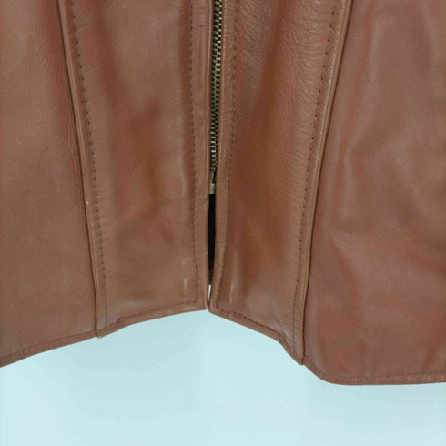 ブルックスレザー スポーツウェア brooks leather sportswear 70S 袖棒TALONジップ シングルライダース レザー ジャケット メンズ US:38
