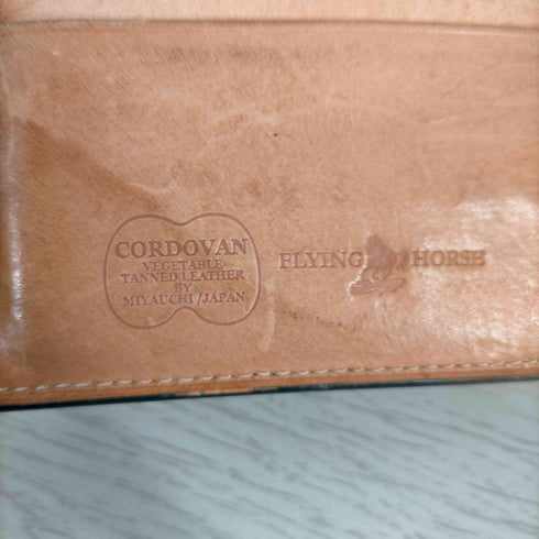 FLYNG HORSE コードバン二つ折り財布 宮内レザー ホースハイド メンズ
