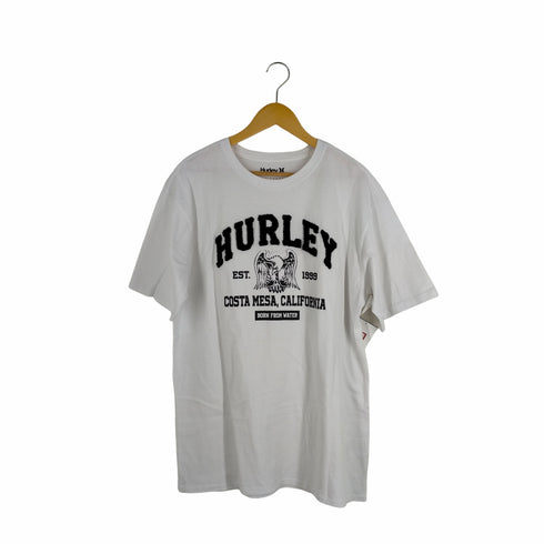 ハーレー Hurley オーバーサイズ カレッジロゴTシャツ ロゴパイル地 メンズ JPN:XXL