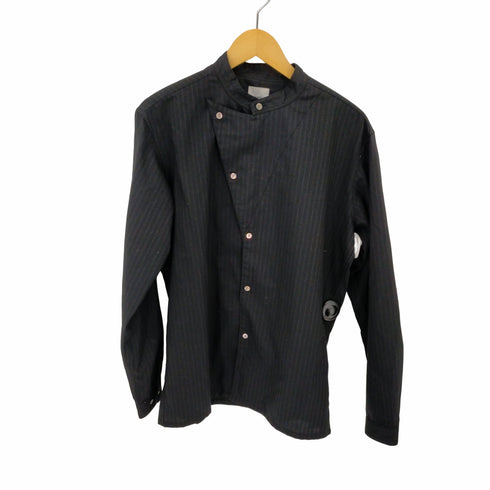 ランディ RANDY 18AW 比翼デザインウールピンストライプシャツ メンズ JPN:2