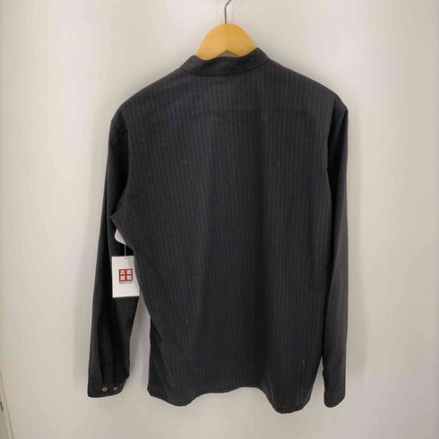ランディ RANDY 18AW 比翼デザインウールピンストライプシャツ メンズ JPN:2