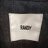 ランディ RANDY 18AW 比翼デザインウールピンストライプシャツ メンズ JPN:2