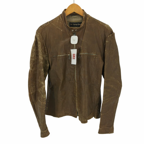 ハーレーダヴィットソン HARLEY DAVIDSON 70S シングルライダースジャケット メンズ