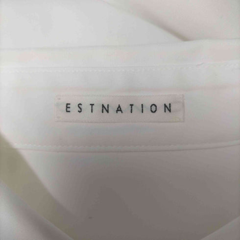 エストネーション ESTNATION ボリュームスリーブコットンシャツ レディース 36