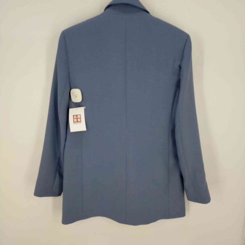 ザラ ZARA STRAIGHT CUT BLAZER BLUE レディース import:XS