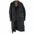 コムデギャルソンオムプリュス COMME des GARCONS HOMME PLUS AD2013 13AW ポリ縮絨 再構築 ドッキングコートジャケット 黒の自由 メンズ JPN:L