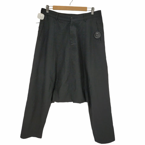 ブラックコムデギャルソン BLACK COMME des GARCONS AD2008 ウールサルエルパンツ メンズ JPN:XL
