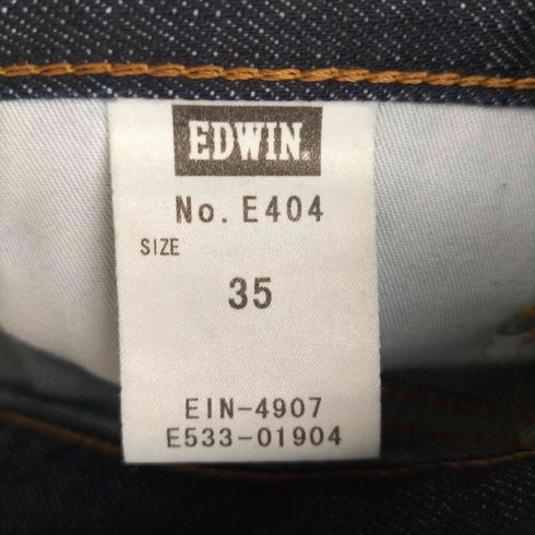 エドウィン EDWIN E404 インターナショナルベーシック インディゴデニム メンズ 35