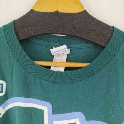 90s MADE IN USA フロントキャラクタープリントTシャツ JUST CHILL OUT メンズ 28W