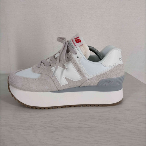 ニューバランス NEW BALANCE 574+ QD 厚底スニーカー レディース 23.5