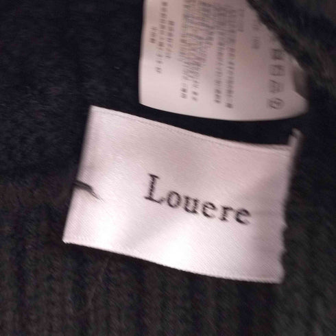 ルエレ Louere アクリルベスト フリンジ加工 レディース