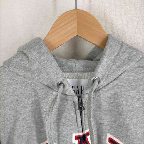 ギャップ Gap GAPロゴ カーボナイズド フレンチテリー フルジップ パーカー メンズ import:S