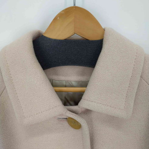 アクアスキュータム AQUASCUTUM シルク混 裏地キュプラ ダブルブレスト コート レディース 9