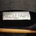 ニコルファーリ NICOLE FARHI フード付きベロアコート レディース