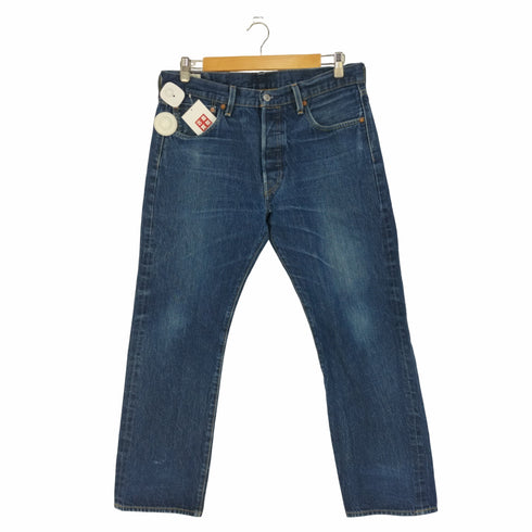 リーバイス Levis USA製 501 ボタン裏5244 復刻 赤耳 ボタンフライデニムパンツ メンズ W34/L34
